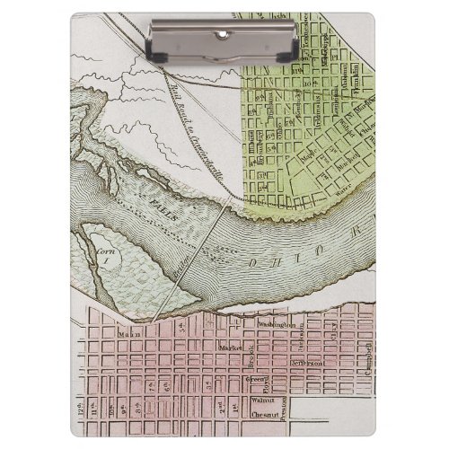 JEFFERSONVILLE INDIANA MAP CLIPBOARD