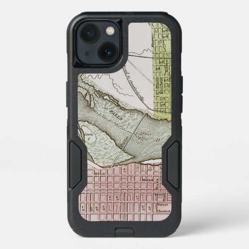 JEFFERSONVILLE INDIANA MAP iPhone 13 CASE