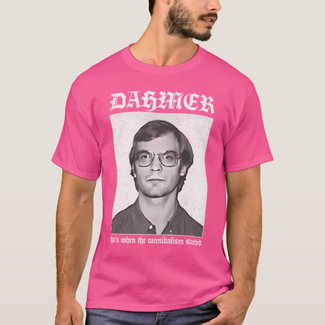Jeffery Dahmer 90S Style Nihilism Design T-Shirt (Front)