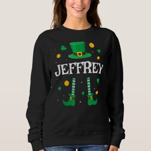 Jeffrey Saint Patrick S Day Leprechaun Costume   J Sweatshirt
