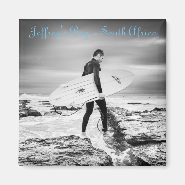 Jeffrey's Bay Surfer Magnet (Front)