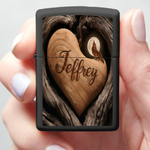 Jeffrey's Moonlit Howl Zippo Lighter