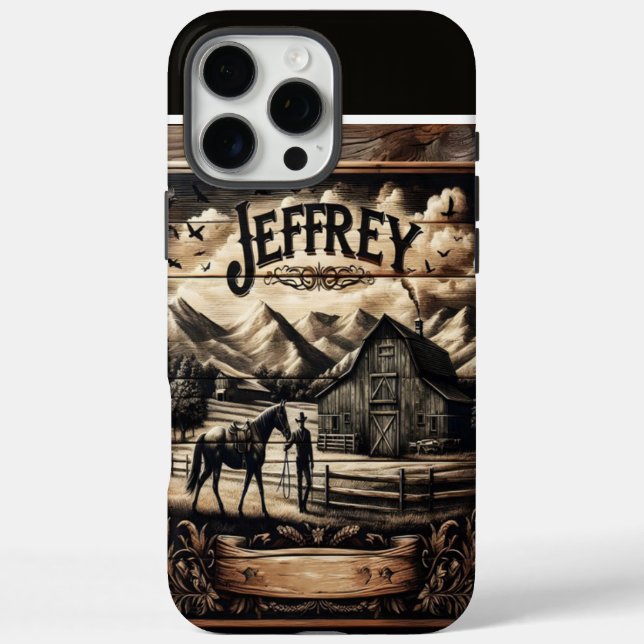 Jeffrey's Rustic Farm Case-Mate iPhone Case (Back)
