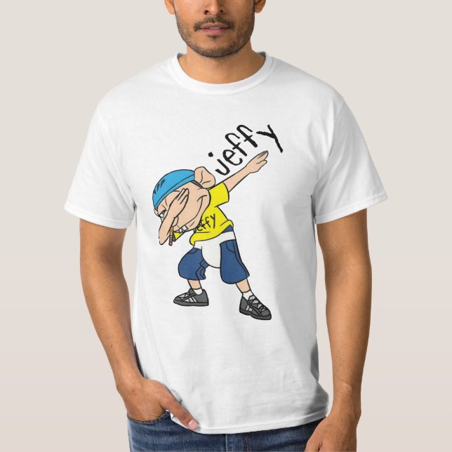 Jeffy Dabbing Funny SML T-Shirt (Front)