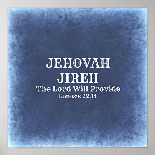 Jehovah Jireh Poster (Front)