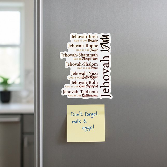 Jehovah names Magnet (Creator Uploaded)