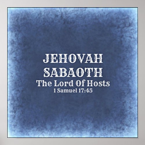 Jehovah Sabaoth Poster
