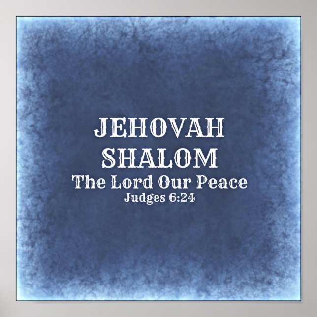 Jehovah Shalom Poster (Front)