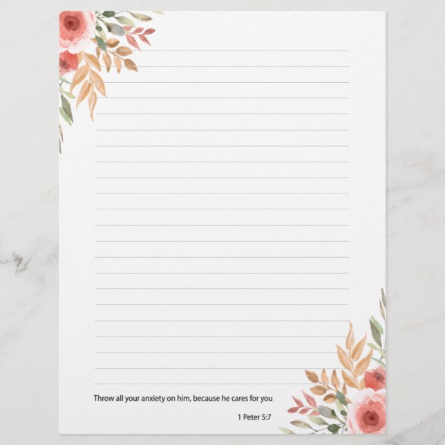 Jehovah witness JW Writing  Letterhead (Front)