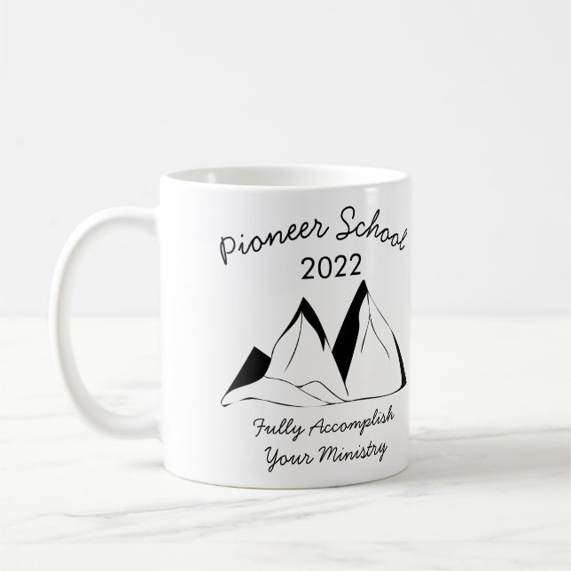 Jehovah Witness Pioneer School 2022 Coffee Mug (Left)