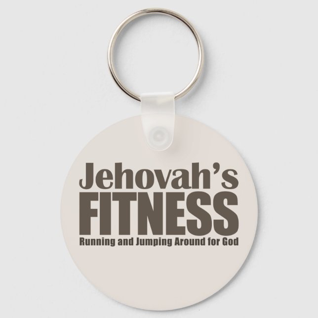 Jehovah's Fitness Keychain (Front)