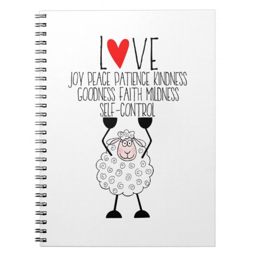 Jehovahs Sheep _ Fruitages of the Spirit Notebo Notebook