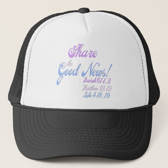 Jehovah's Witness Good News Trucker Hat (Front)