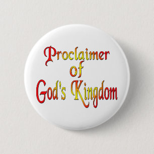 Jehovah's Witness Pinback Button