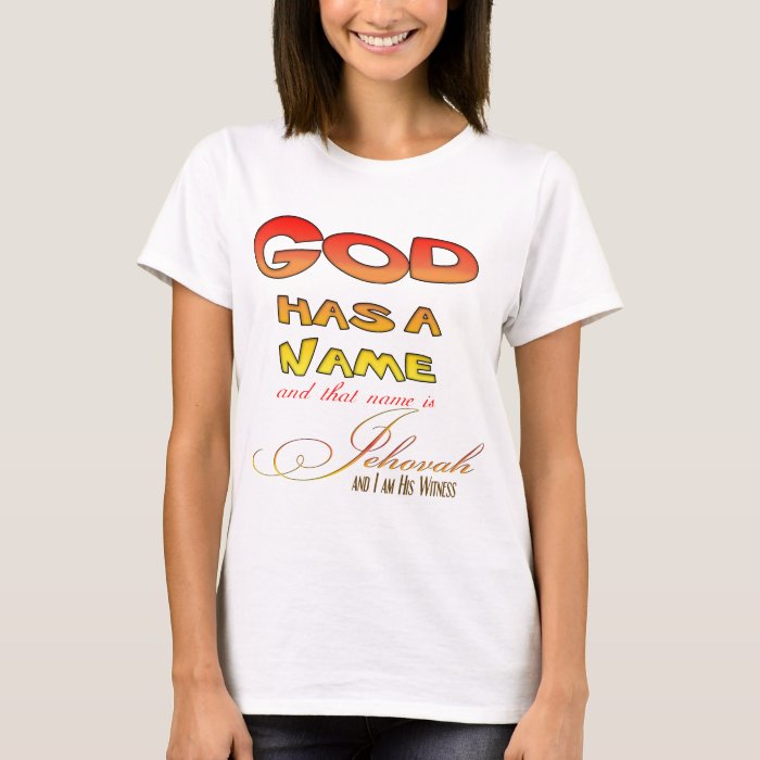 Jehovah's Witness Shirt | Zazzle