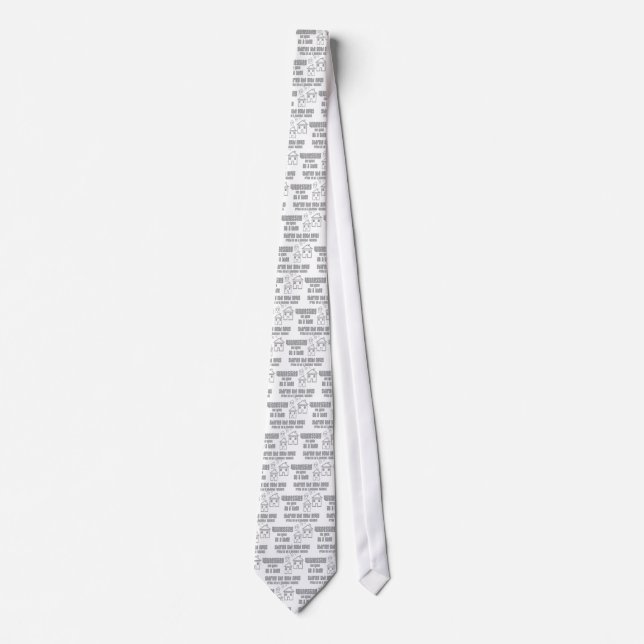Jehovah's Witness Witnessing Neck Tie (Front)