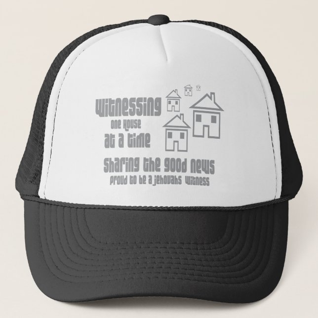 Jehovah's Witness Witnessing Trucker Hat (Front)