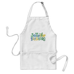 Jeitinho Brasileiro - Brazil Culture Adult Apron