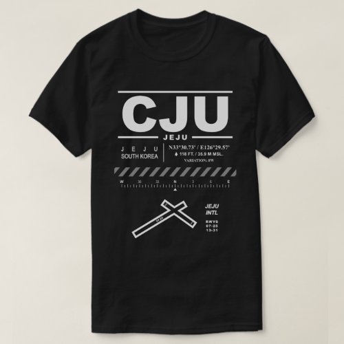 Jeju International Airport CJU T_Shirt