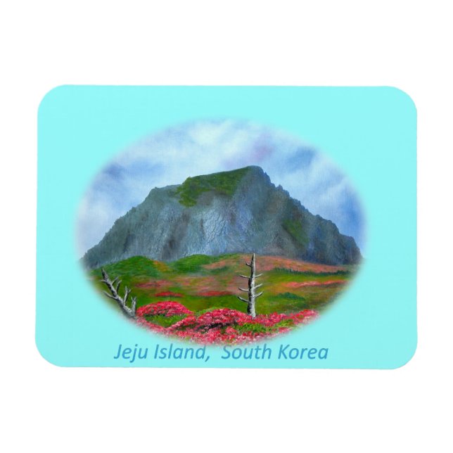 Jeju Island Korea (제주도) Magnet (Horizontal)