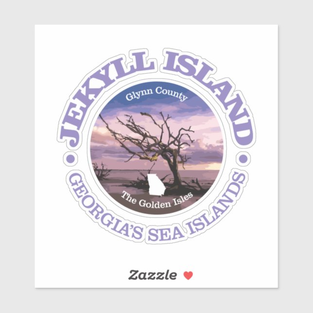 Jekyll Island (B) Sticker (Sheet)