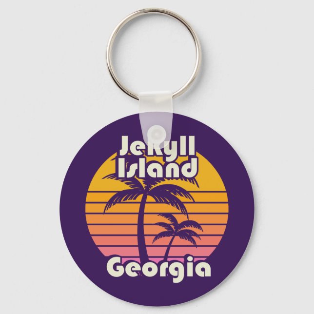 Jekyll Island Beach Georgia Keychain (Front)
