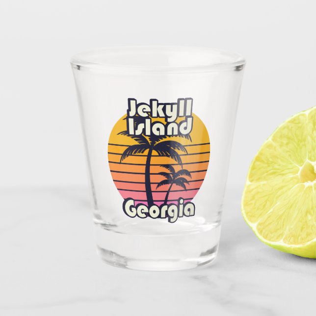 Jekyll Island Beach Georgia Shot Glass (Front)