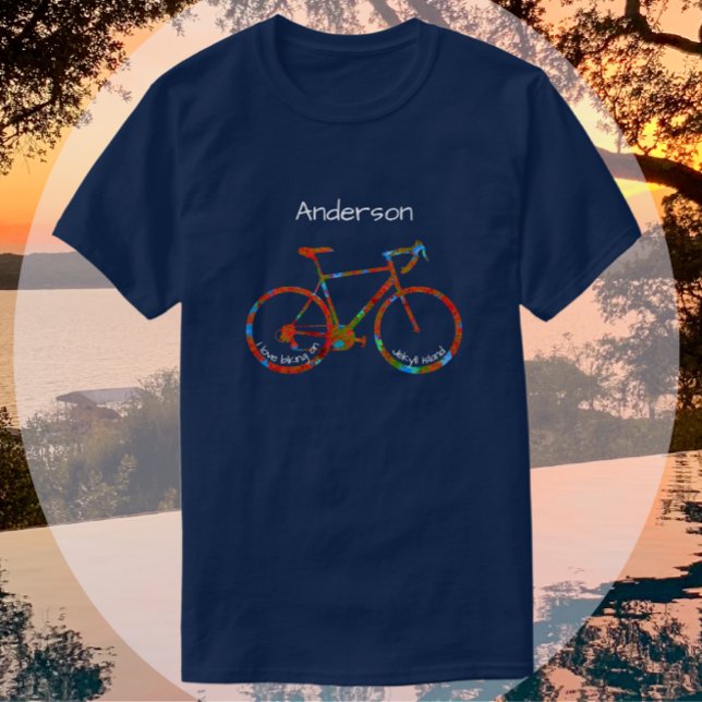 Jekyll Island Georgia I Love Biking T-Shirt (Creator Uploaded)