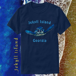 Jekyll Island Georgia Stunning Sea Turtle T-Shirt