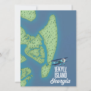 Jekyll Island Georgia USA map