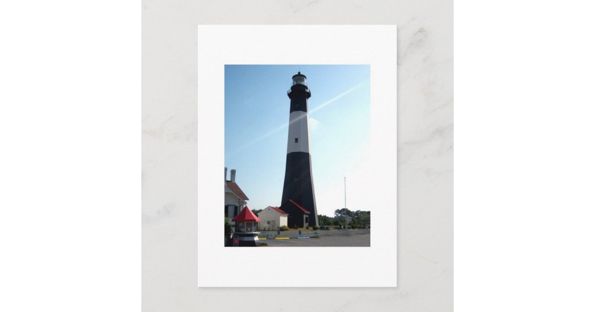 Jekyll Island Lighthouse Original Photograph Postcard | Zazzle