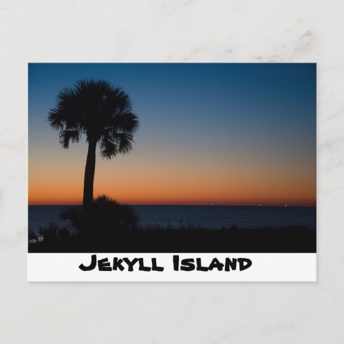 Jekyll Island Sunrise Postcard