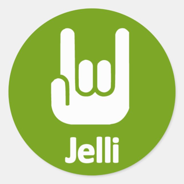 Jelli Sticker - Rock Hands (Front)