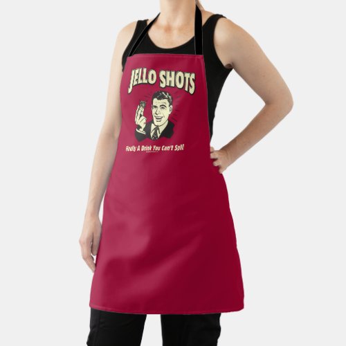 Jello Shots Drink You Cant Spill Apron