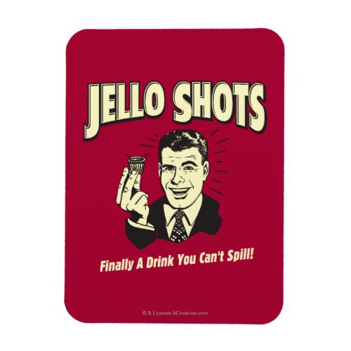 Jello Shots Drink You Cant Spill Magnet