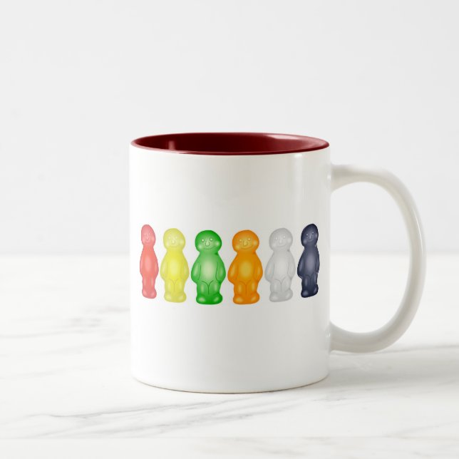 Jelly Babies Two-Tone Coffee Mug (Right)