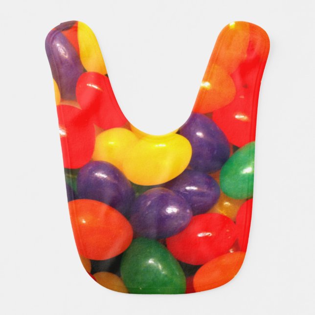 Jelly Bean Baby Bib (Front)