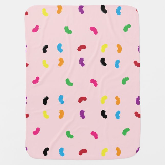 Jelly Bean Baby Blanket (Front)