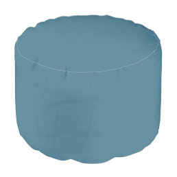 Jelly Bean Blue Solid Color Pouf