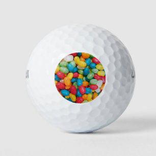 Jelly Bean Candies Colorful Golf Balls