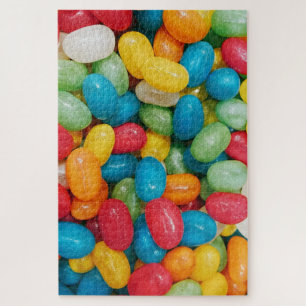 Jelly Bean Candies Colorful Jigsaw Puzzle