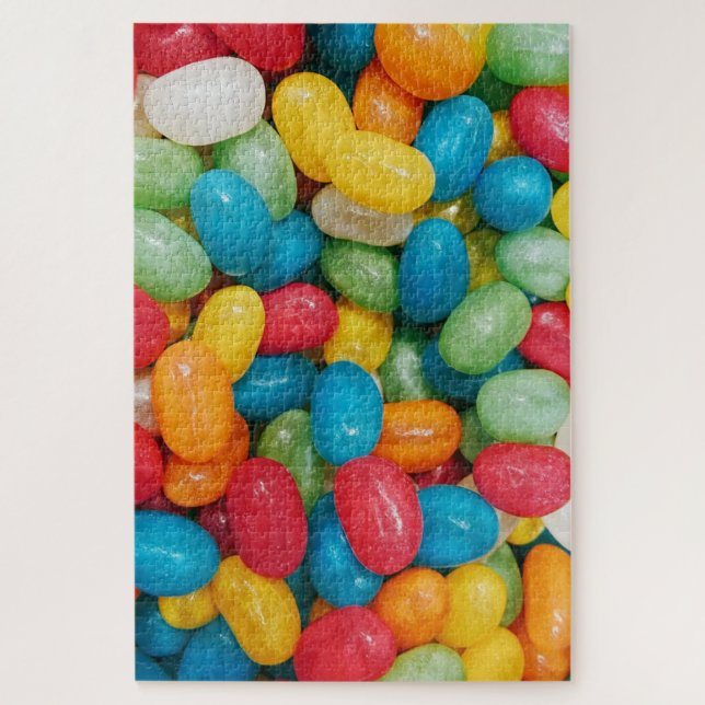 Jelly Bean Candies Colorful Jigsaw Puzzle (Vertical)