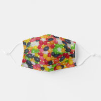 jelly bean candy adult cloth face mask