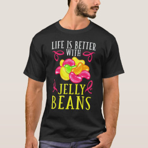 Jelly Bean Candy Beans Vegan Flavors 3 T-Shirt