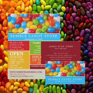 Jelly Bean Candy, Confectionery Supplies Advert Flyer