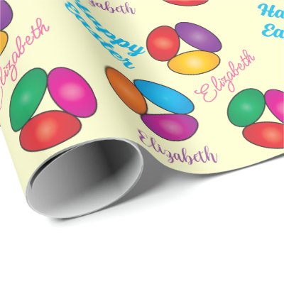 Jelly Bean Easter Candy Wrapping Paper