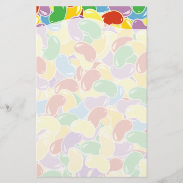 Jelly Bean Fade Stationery (Front)