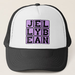 Jelly Bean, Flavored Candy Trucker Hat