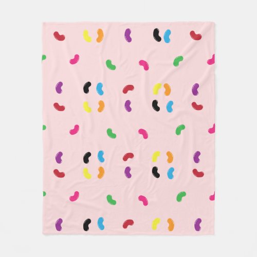 Jelly Bean Fleece Blanket