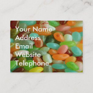 Jelly Bean green Business Card